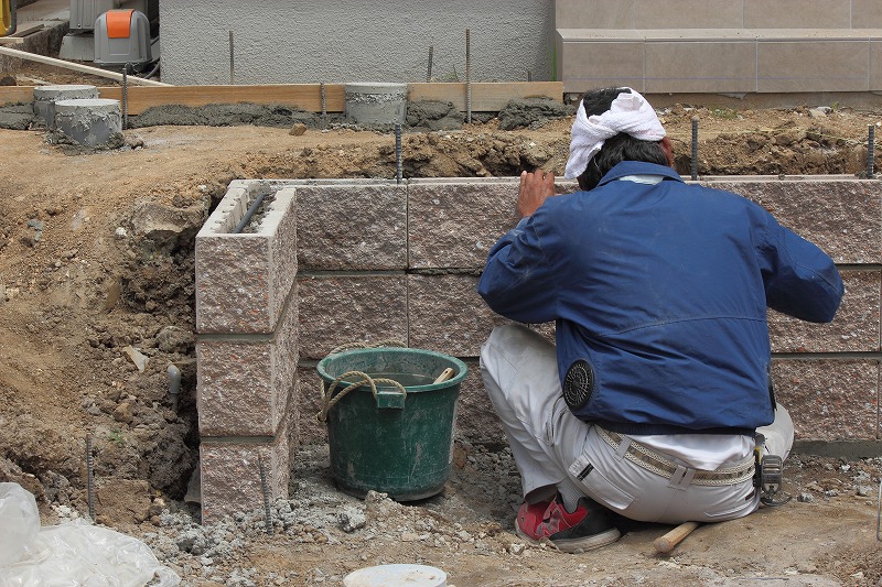 外構工事　経験者